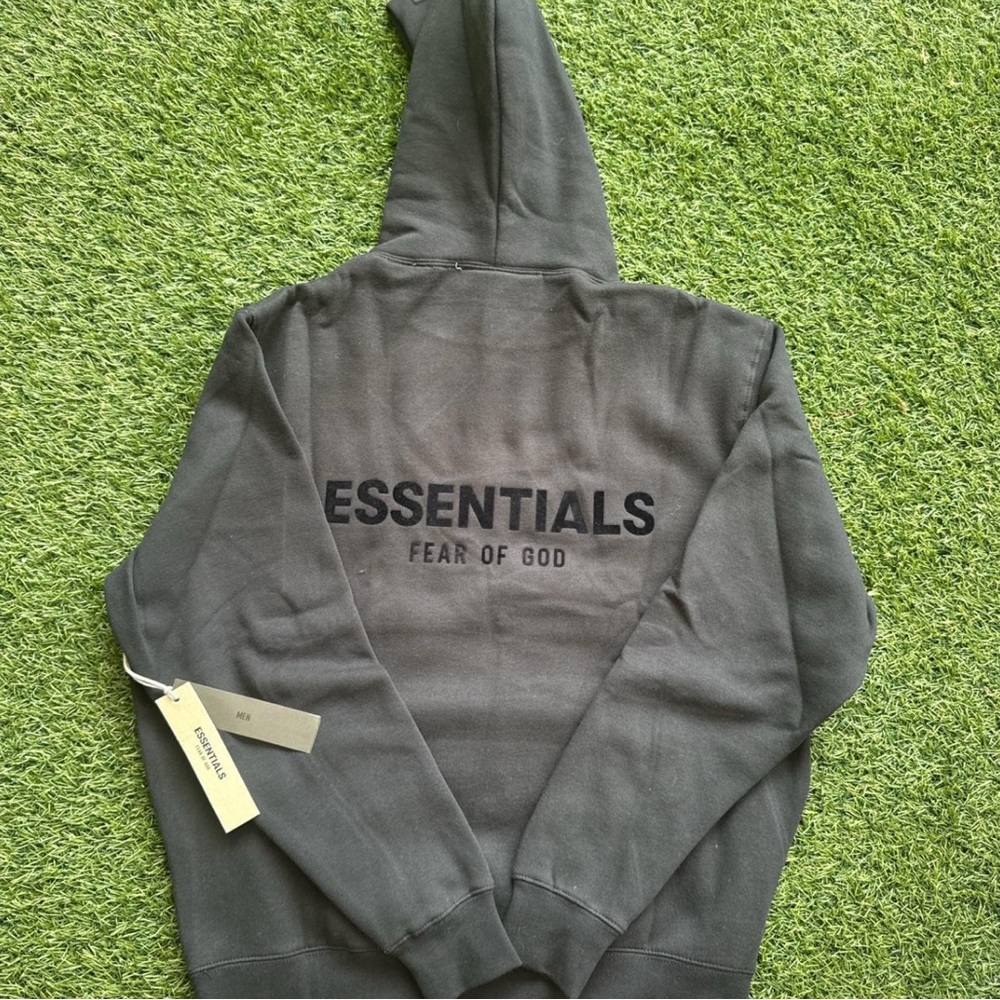 Essentials Men's Gray Hoodie Sweater